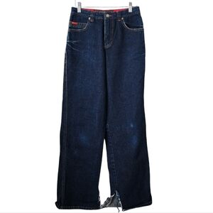 SPLIT DENIM x VINTAGE 90's dark wash denim‎ jeans skater jeans denim size 5